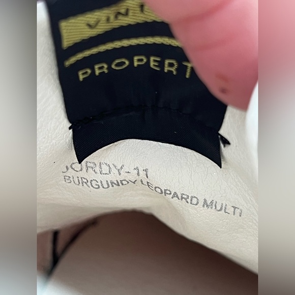New Vintage Havana JORDY - BURGUNDY
LEOPARD MULTI Size 11 - Picture 11 of 12